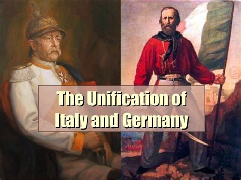 Unification of Italy and Germany