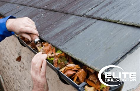 How to Properly Clean Rain Gutters | Elite Restoration