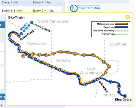 Skytrain Stations Map