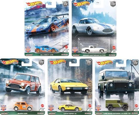 Hot Wheels Premium Car Culture 2021 British Horsepower Set of 5 – TopToy