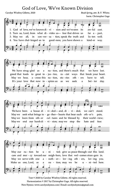 God of Love, We've Known Division (free hymn) - The Presbyterian Outlook