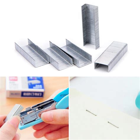 1Pack 10mm Stainless Steel Staples Creative Silver Stainless Steel ...