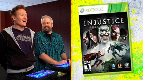 Conan O’Brien Plays & Reviews 'Injustice: Gods Among Us' For His Clueless Gamer Series