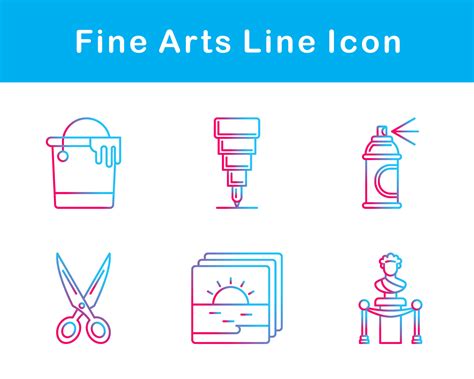 Fine Arts Vector Icon Set 20652580 Vector Art at Vecteezy