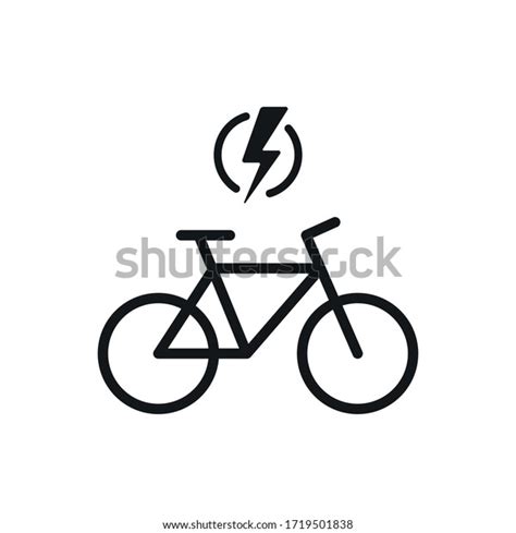 Electric Bike Icon Vector Eco Bicycle Stock Vector (Royalty Free ...