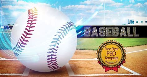 Baseball FREE PSD Flyer Template Free Download #18401 - Styleflyers