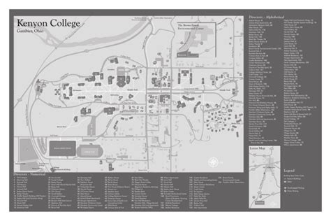 Campus Map - Kenyon College