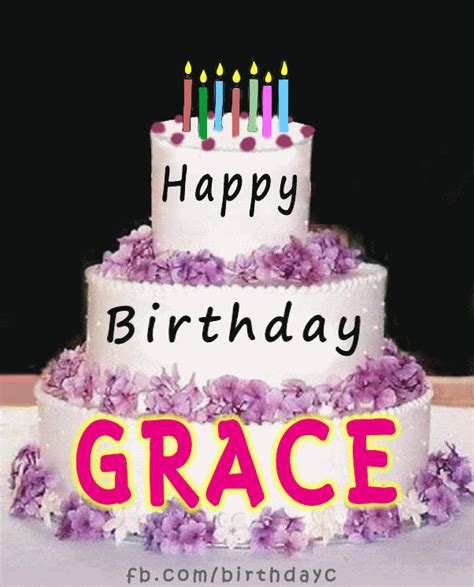 Happy Birthday Grace Gif messages - HBDAY.ART