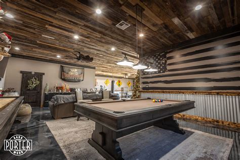 Reclaimed Wood Garage Ceiling | Porter Barn Wood