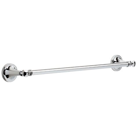 Delta Silverton 24 in. Towel Bar in Polished Chrome-132886 - The Home Depot