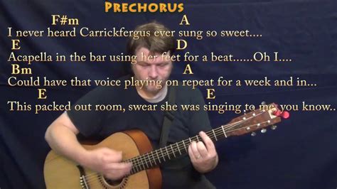 Galway Girl (Ed Sheeran) Guitar Chord Chart in A with Chords/Lyrics - YouTube