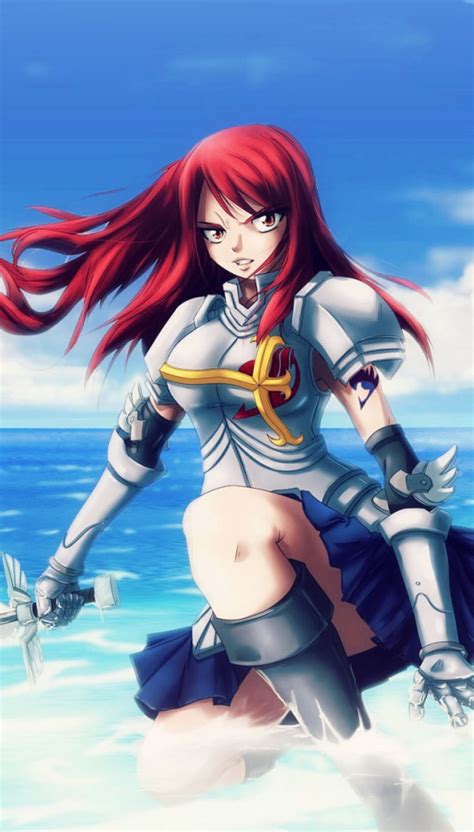 Erza Scarlet, fairy tail, HD phone wallpaper | Peakpx