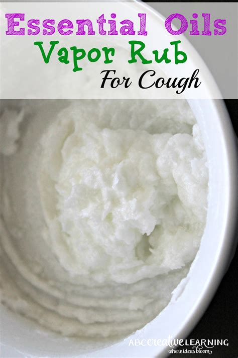 Easy Homemade Essential Oils Vapor Rub Recipe for a Cough