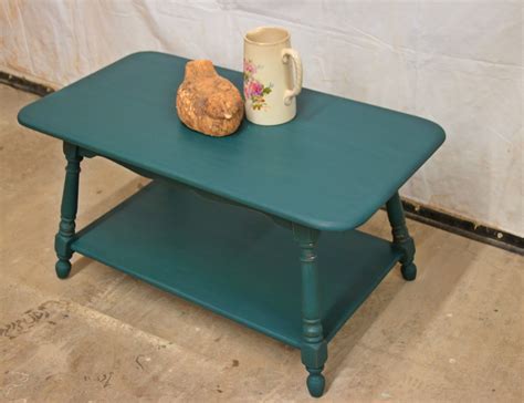 Laurel's Attic : Dark Teal Coffee Table - SOLD