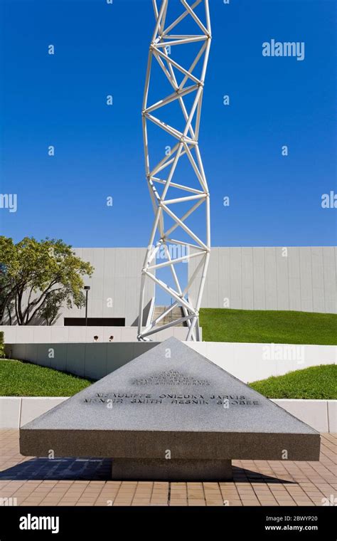 Challenger Memorial in Bayfront Park, Miami, Florida, USA Stock Photo ...