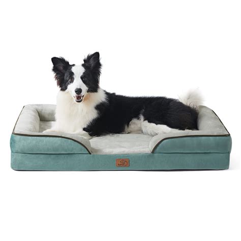 Buy Bedsure Orthopedic Dog Bed, Bolster Dog Beds for Medium/Large/Extra ...