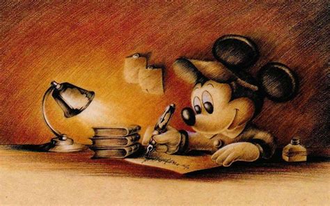 Download Disney Mickey Mouse Sketch Laptop Wallpaper | Wallpapers.com