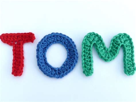 15 Applique Letters Crochet Applique 3 Crochet Letters - Etsy UK