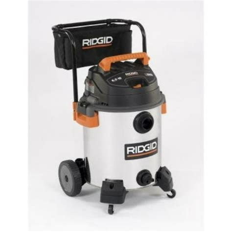 ridgid 16 gal. 6.5-peak hp stainless steel wet dry vac - Walmart.com ...