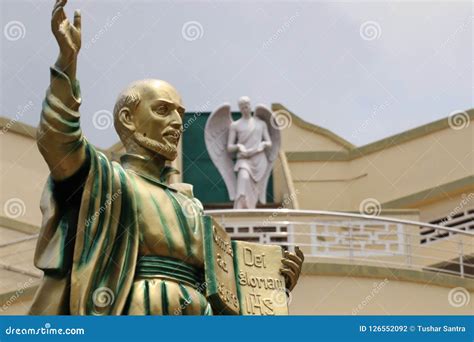 Statue of St.Ignatius stock photo. Image of loyola, europe - 126552092