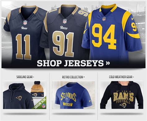 St. Louis Rams Gear - Buy Rams Nike Jerseys, Hats, Apparel & Merchandise at NFLShop.com