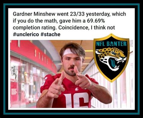 Jacksonville Jaguars' Gardner Minshew II Is The Most Memeable QB In The ...