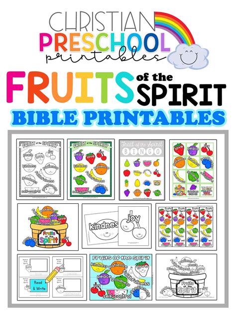 Fruit Of The Spirit Worksheets For Kids