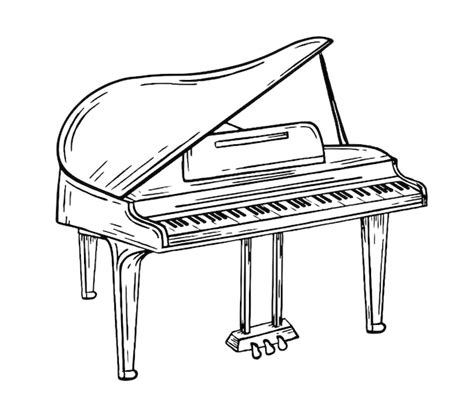 Share 79+ piano sketch best - seven.edu.vn