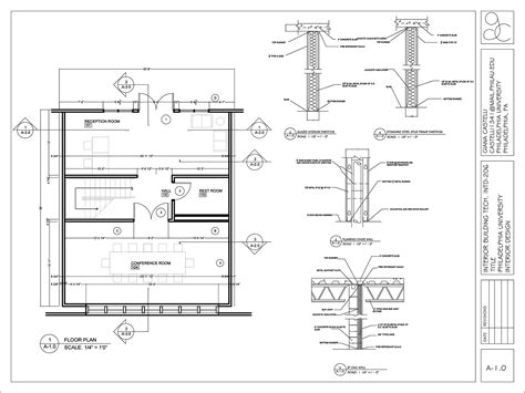 Interior Building Tech: Construction Documents on Behance