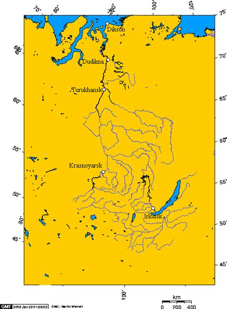 Yenisei River - encyclopedia article - Citizendium