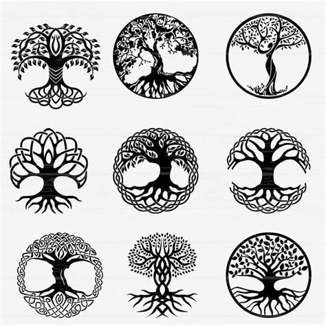 Tree of Life Svg Files for Cricut and Silhouette, Celtic Tree Digital ...