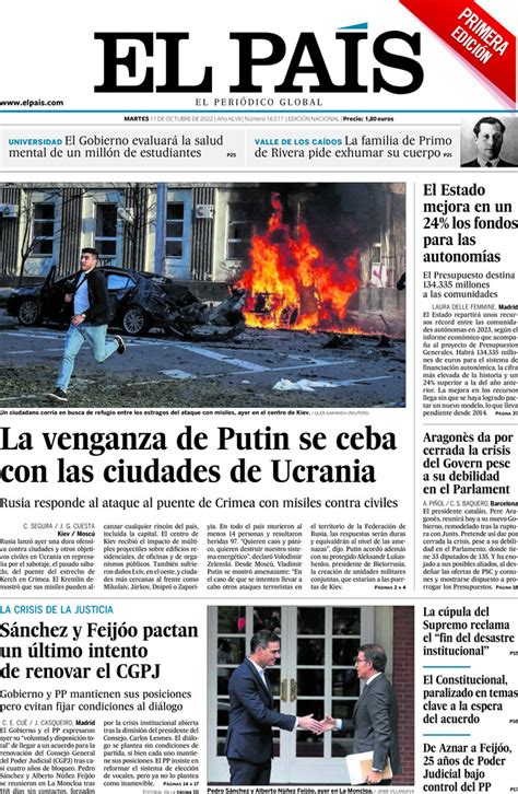 El País - Today's Front Page | FrontPages.com