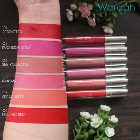 [Swatches & Review] Wardah Exclusive Matte Lip Cream (12 shades) - LIPPIELUST