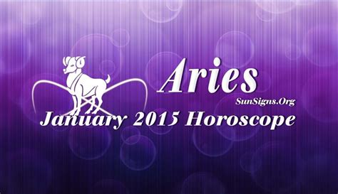 January 2015 Aries Monthly Horoscope | Sun Signs