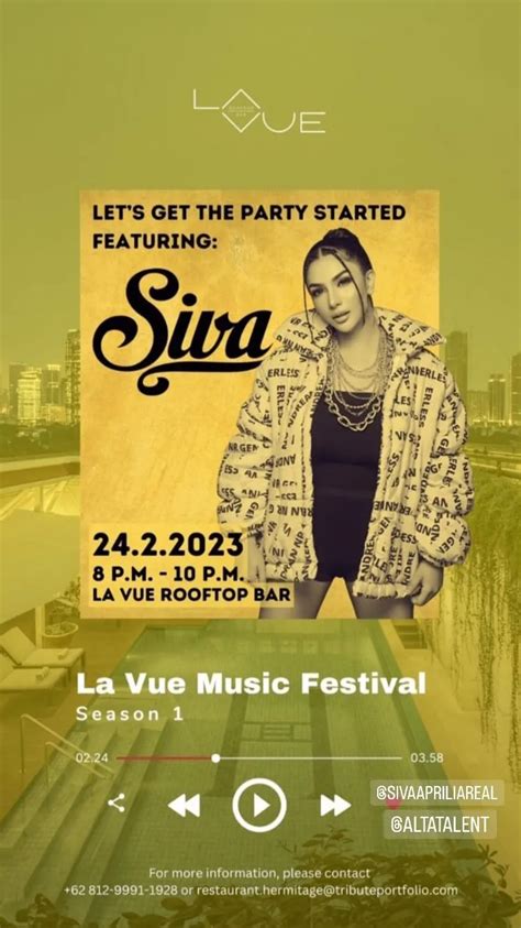 LA VUE ROOFTOP BAR JAKARTA - SIVA | View Events | Indoparty