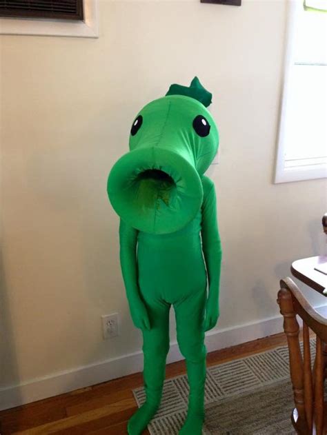 Pea Shooter costume (X-post from r/pics : r/PlantsVSZombies