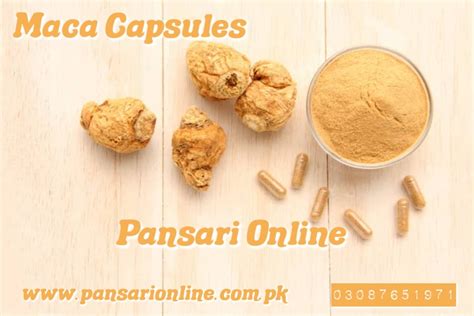 Macca Capsules – Pansari Online