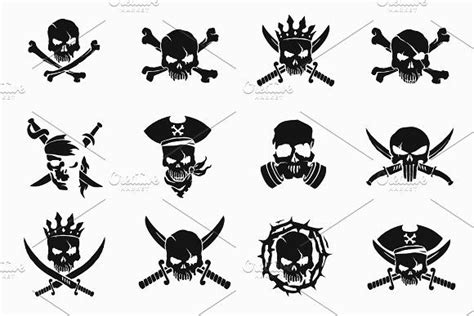 Logo pirates. Skull Signs | Pirate skull tattoos, Pirate flag tattoo ...