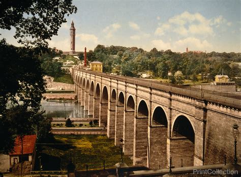 Print Collection - High Bridge, Harlem River, New York City