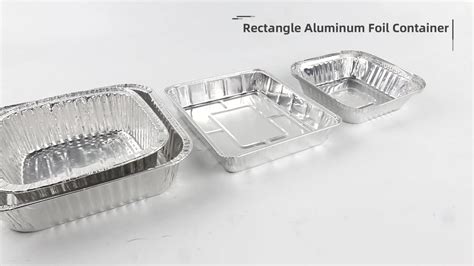 Square Aluminum Foil Pans Tray Container Lunch Boxes Aluminum Trays With Plastic Lids - Buy ...