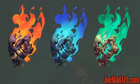 joemadart.com: Battle Chasers Nightwar lost soul concept art