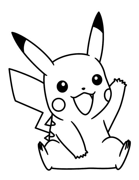 Resultado de imagen para imagenes para dibujar | Pikachu coloring page ...