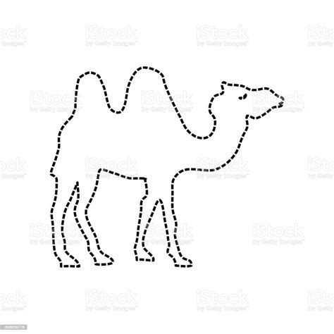 Camel Cartoon Silhouette Stock Illustration - Download Image Now ...