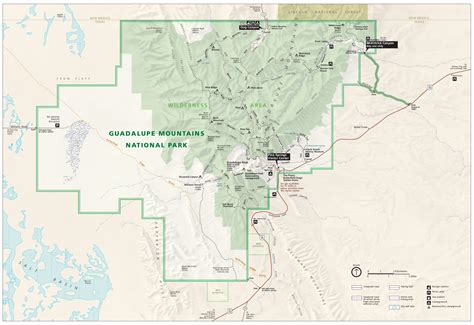 Guadalupe Mountains Maps | NPMaps.com - just free maps, period.