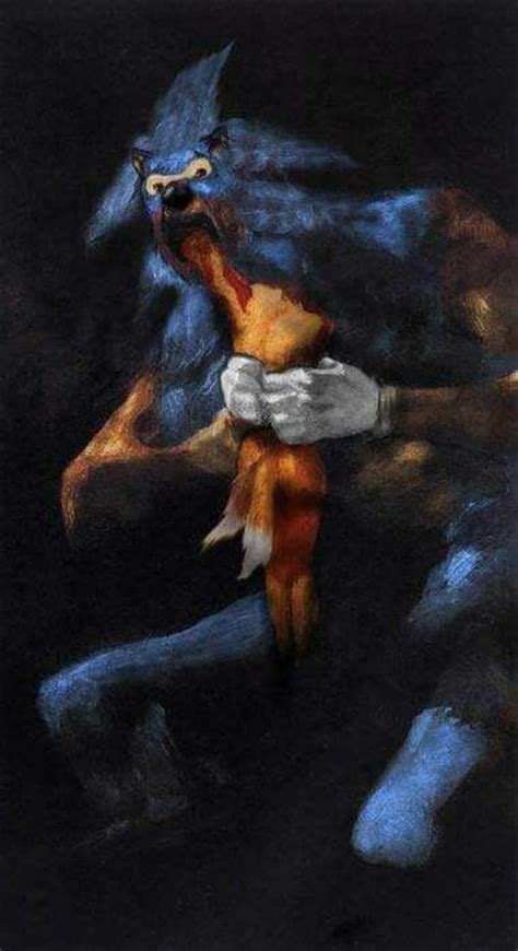 Sonic Devouring His Son | Saturn Devouring His Son | Know Your Meme