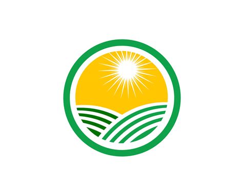 Agriculture business logo template unique green vector image 623212 Vector Art at Vecteezy