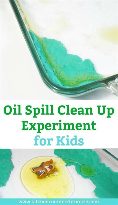 A hands on environmental science experiment for kids. How will your child do in this oil spill ...