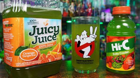 This drink appearently tastes nearly identical to Ghostbusters fan-favorite Hi-C Ecto Cooler ...