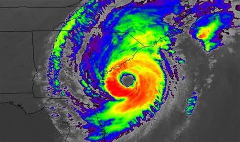 Hurricane Dorian satellite image: The monster 50-mile eye of 115mph storm revealed | World ...