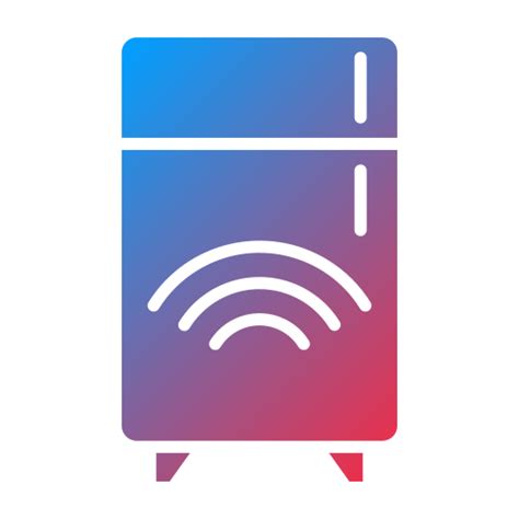 Smart fridge Generic Flat Gradient icon